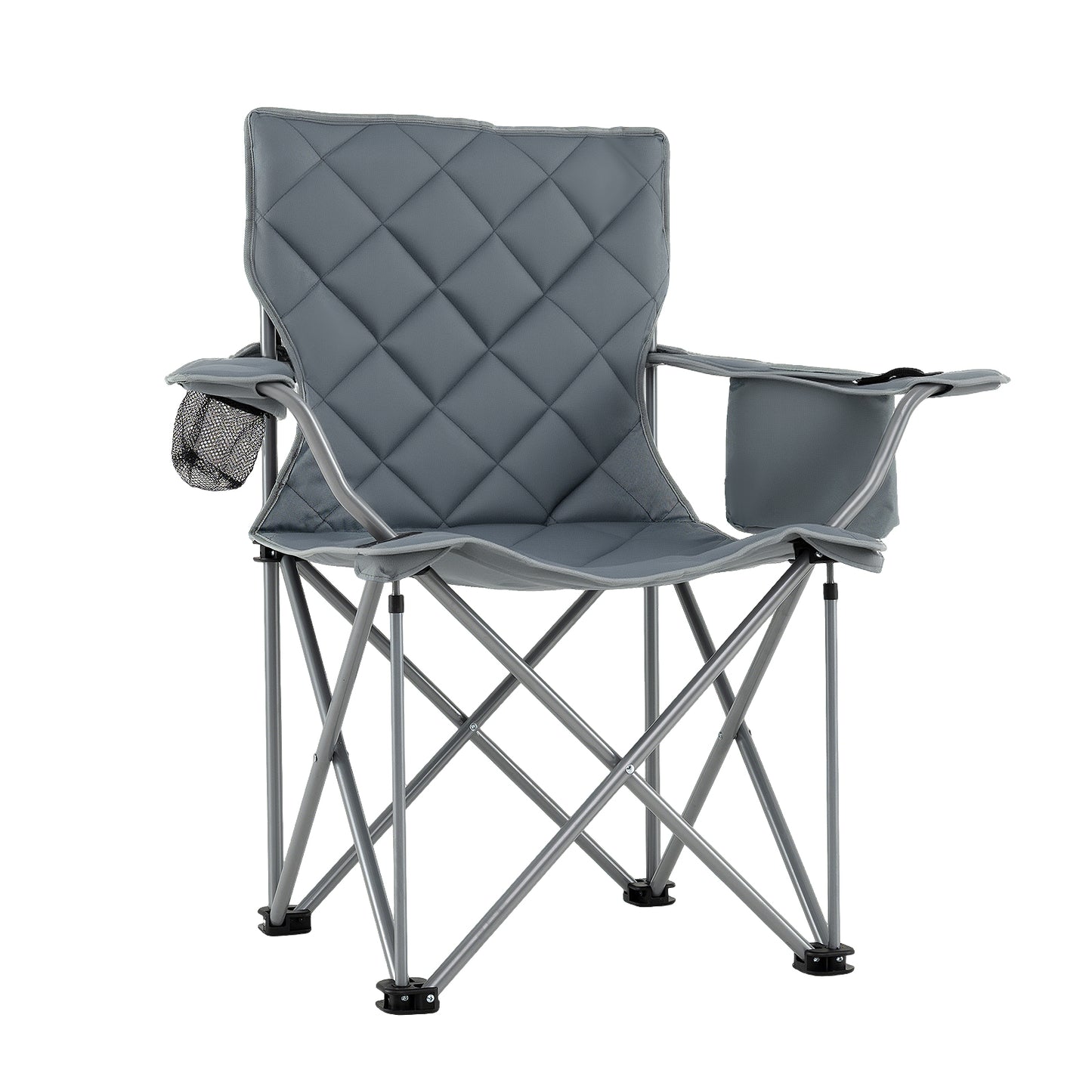 Oversized Folding Camping Chair with Cooler - 500 lbs Capacity