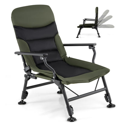 Oversized Folding Fishing Chair with Adjustable Backrest