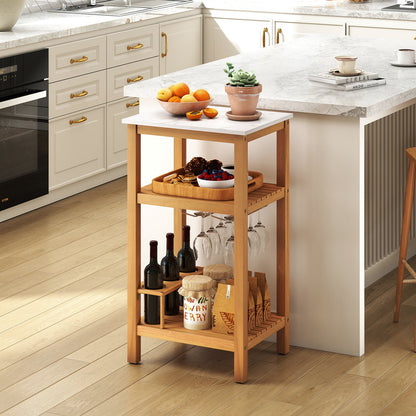 Patio Acacia Wood Storage Cabinet Patio Buffet Cabinet Bar Table