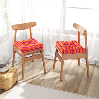 21x21 Inch Patio Chair Seat Cushion Pads - Indoor & Outdoor