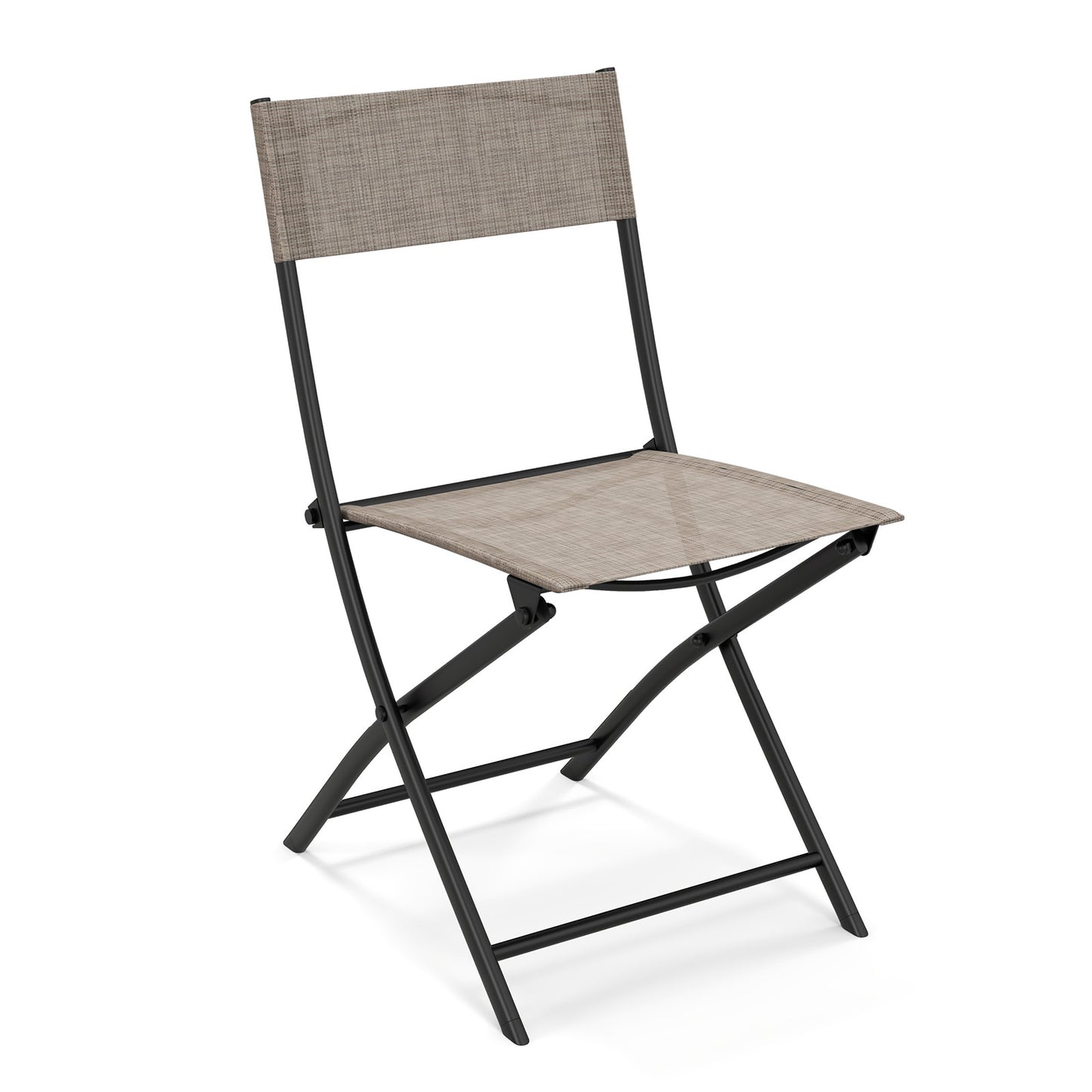 Folding Patio Dining Chairs Set of 4 - Lightweight & Breathable
