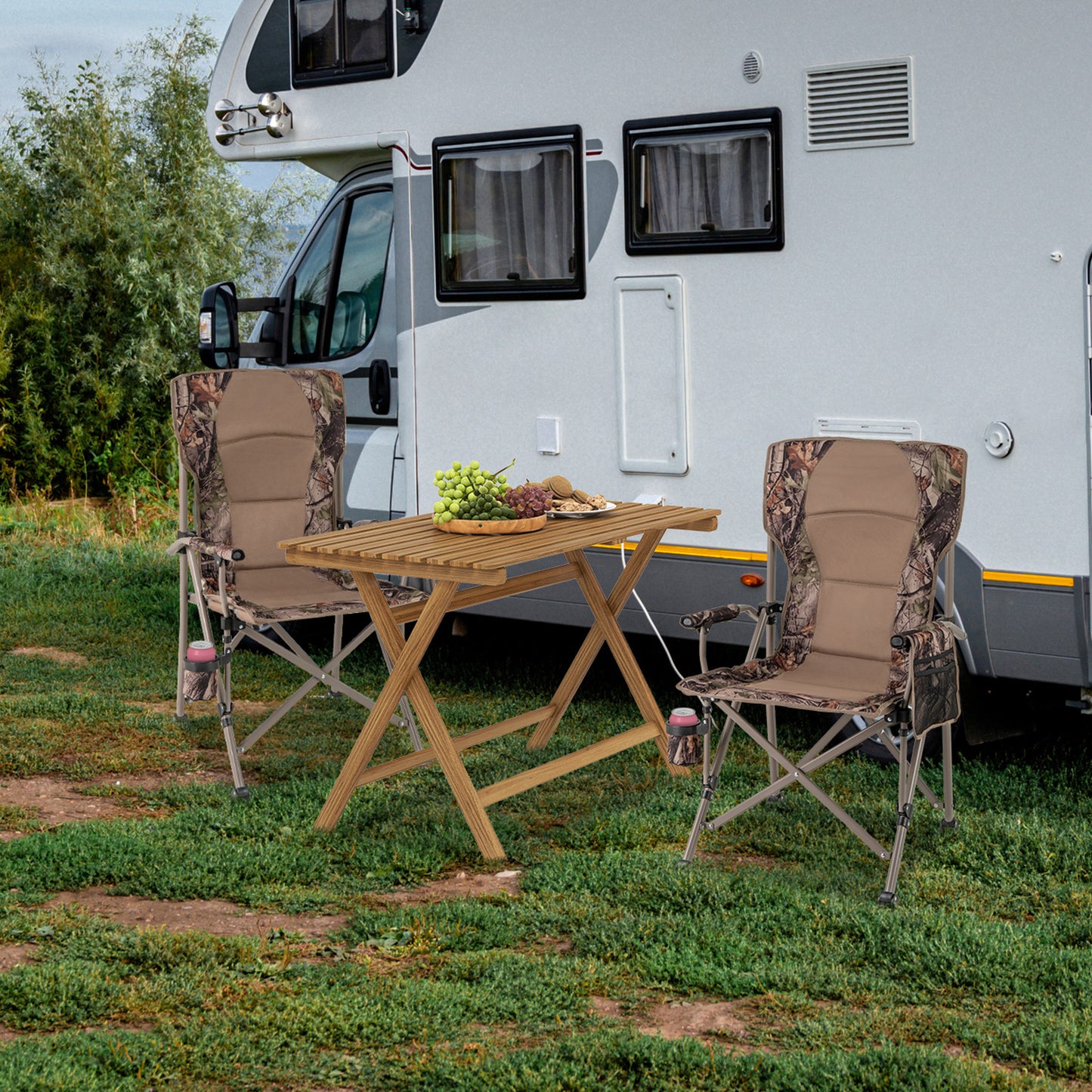 Portable Camping Chair with 400 LBS Capacity