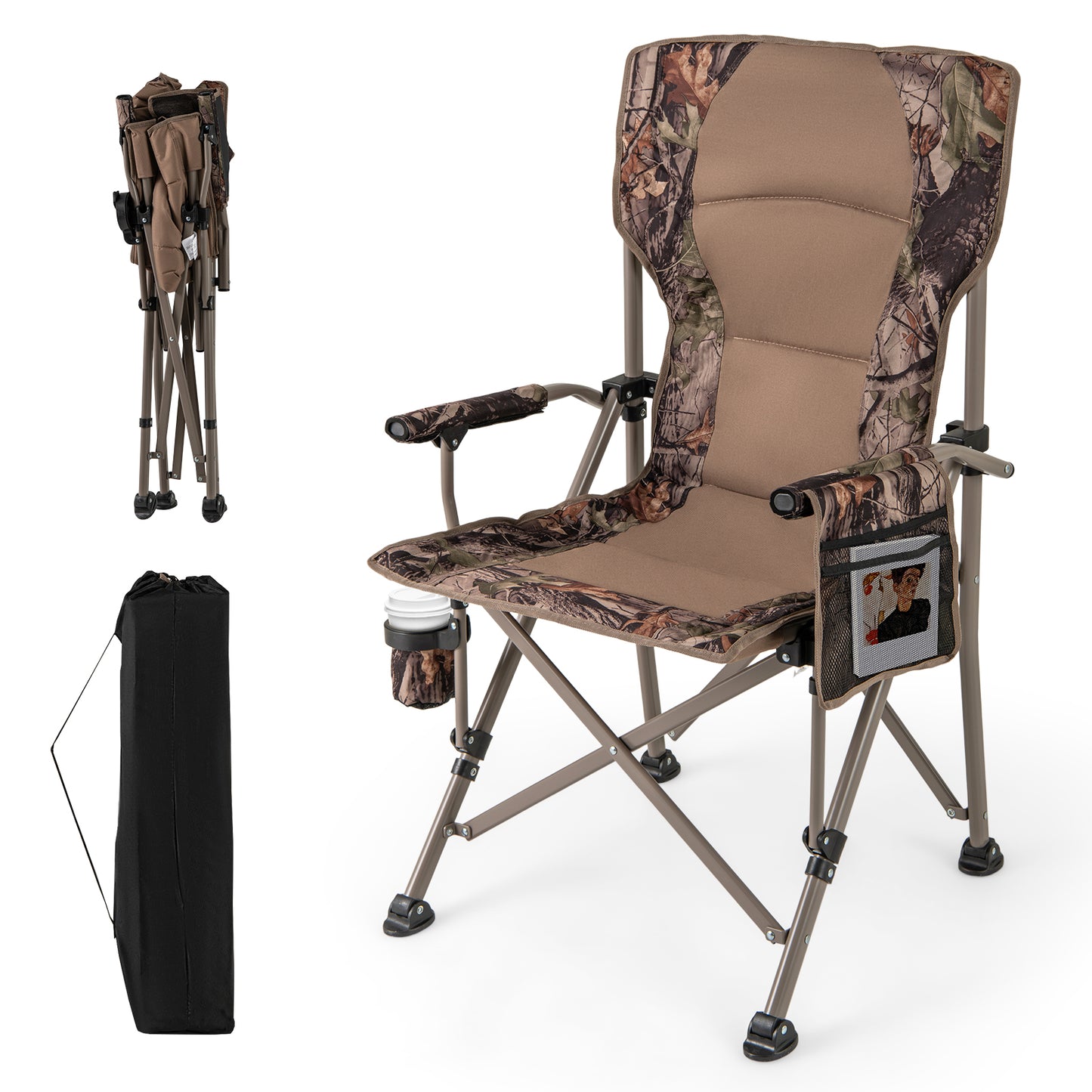 Portable Camping Chair with 400 LBS Capacity