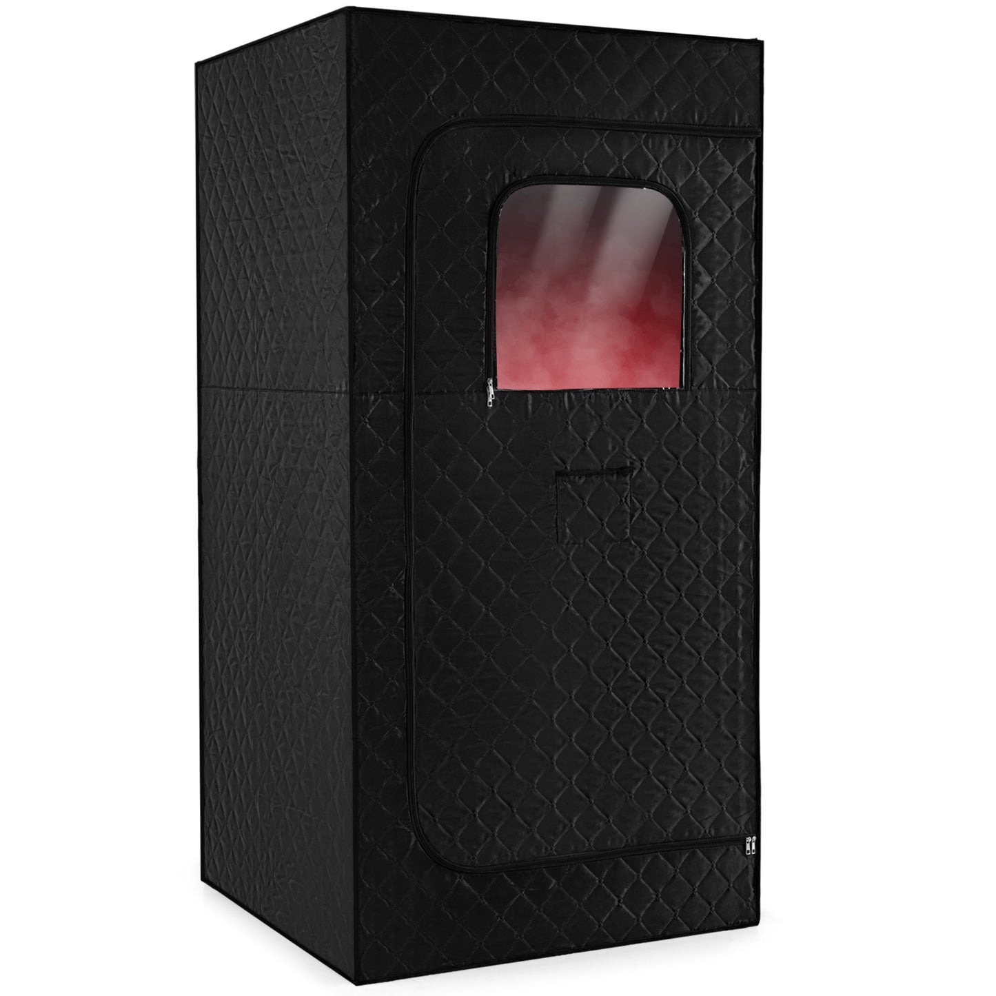 Portable Steam Sauna Box with 1200W Steamer & Chair