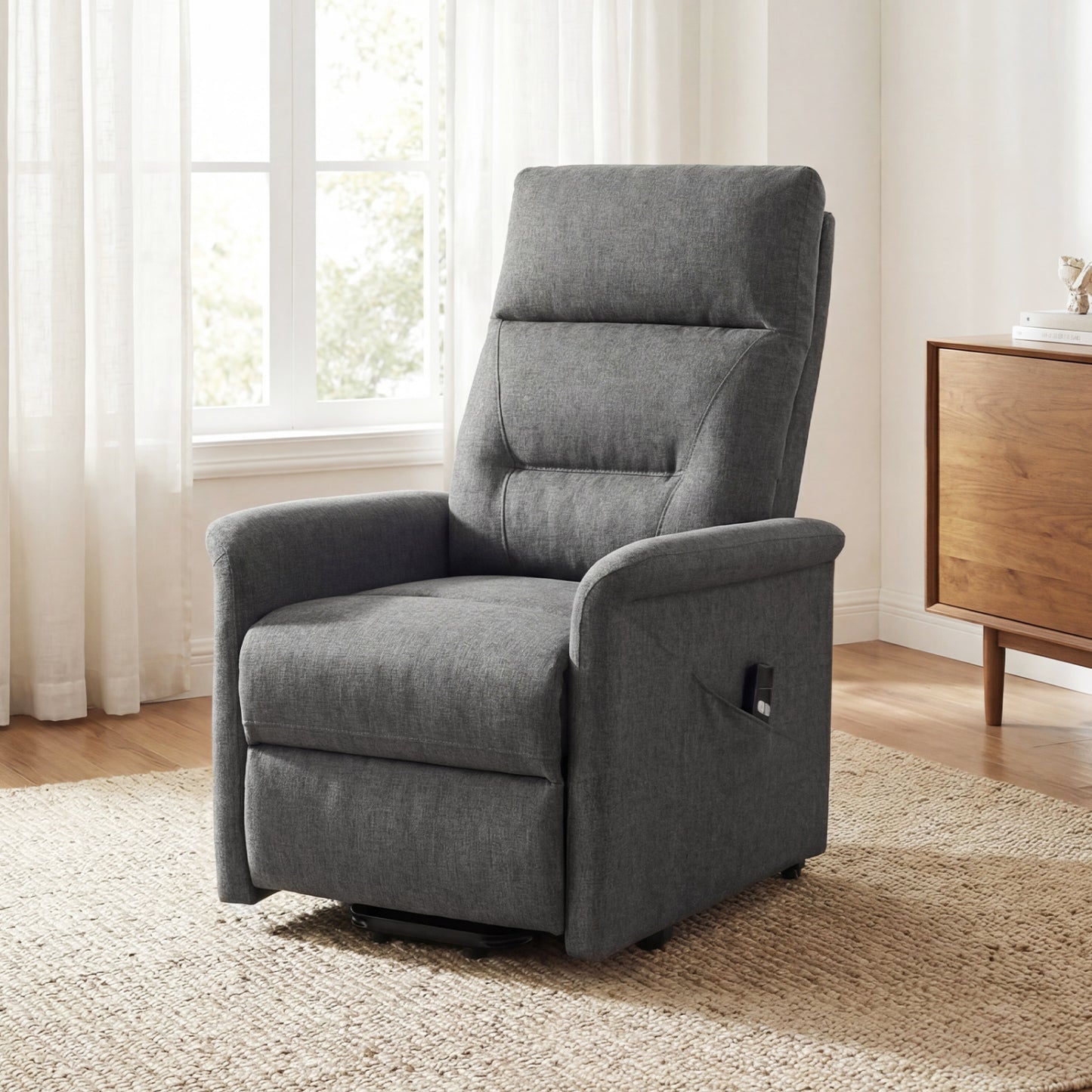 Power Lift Recliner Chair with Remote Control for Elderly