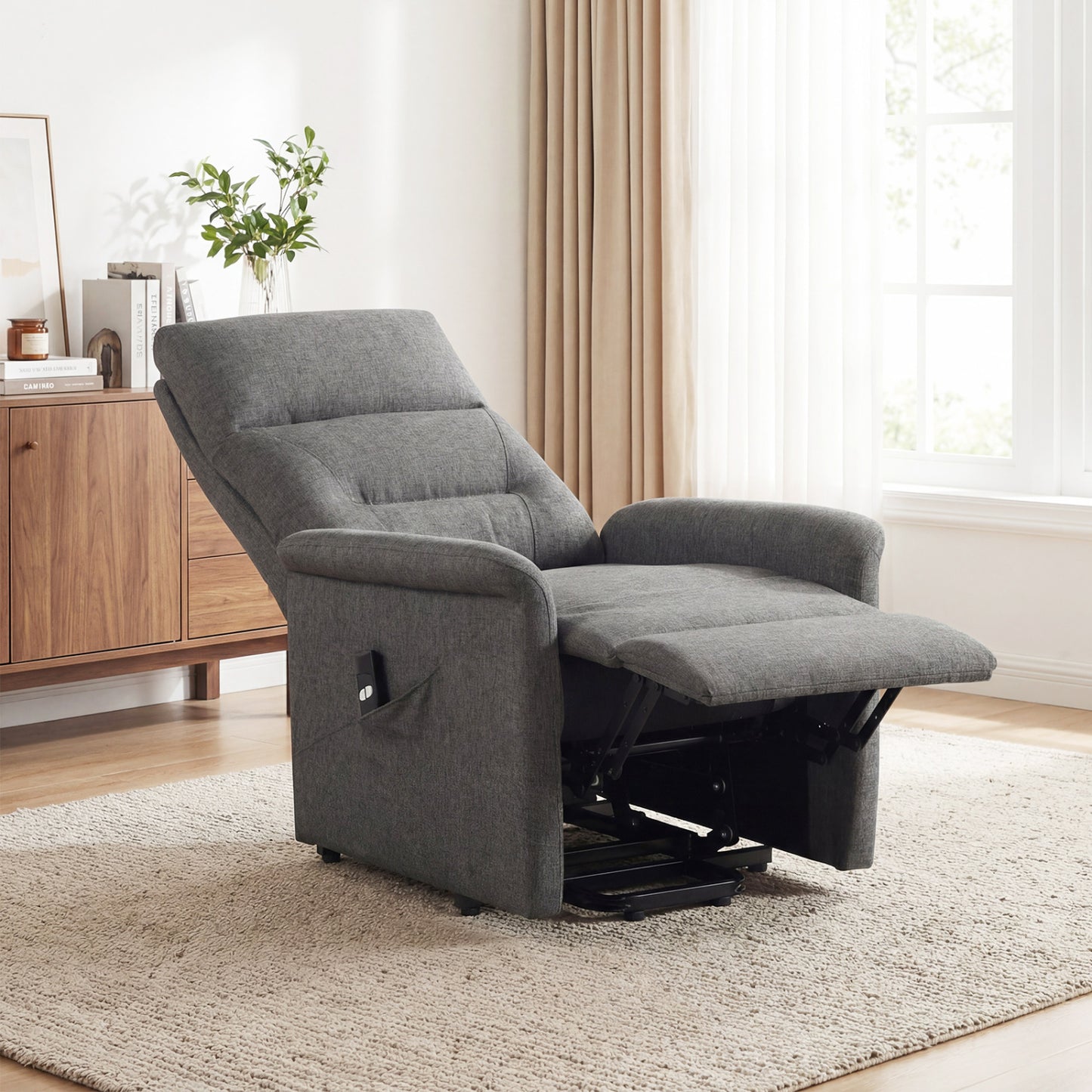 Power Lift Recliner Chair with Remote Control for Elderly