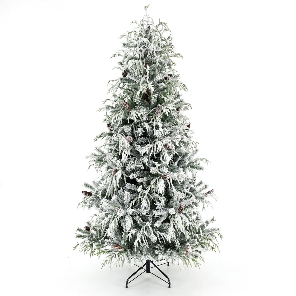 5 Ft Pre-Lit Snow Flocked Artificial Christmas Tree