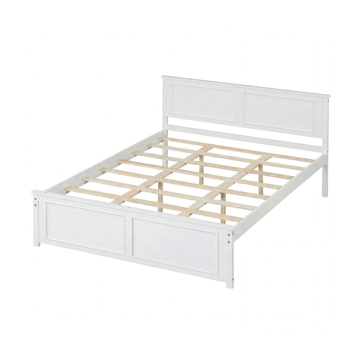 Twin Size Platform Bed Frame with Headboard