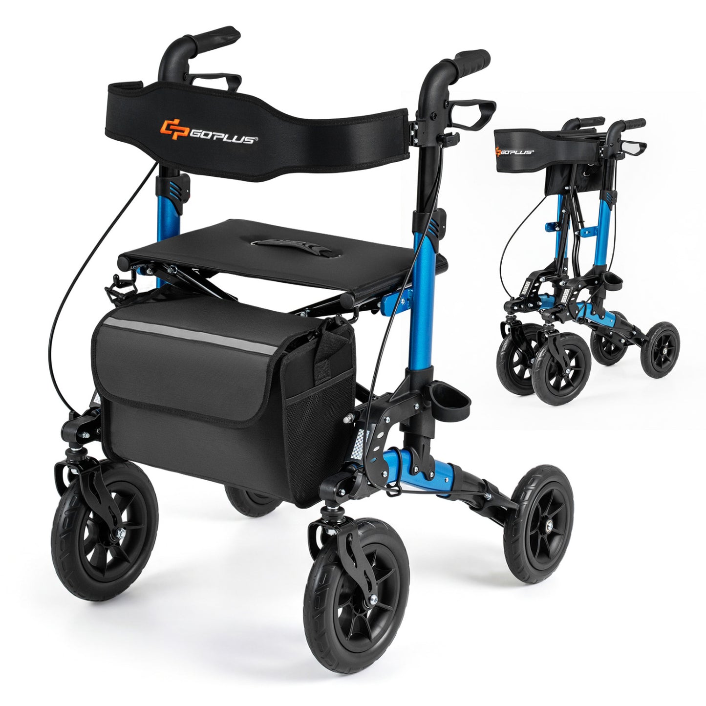 Rollator Walker with Padded Seat for Seniors