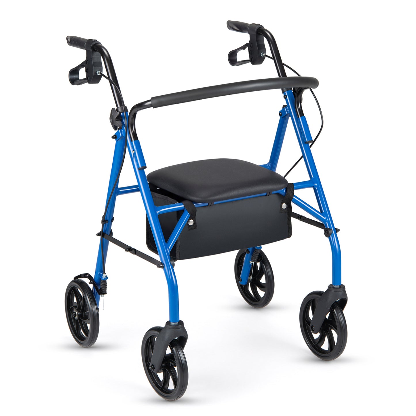 Rollator Walker with Padded Seat and Adjustable Handles