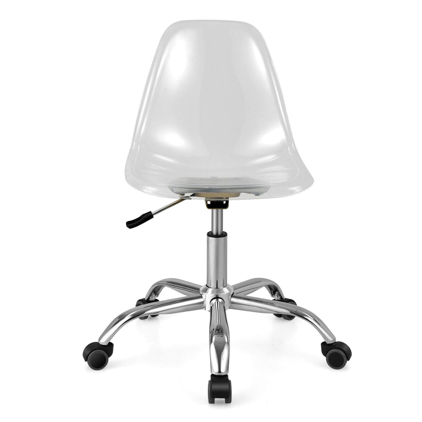 Acrylic Swivel Office Chair with Adjustable Height
