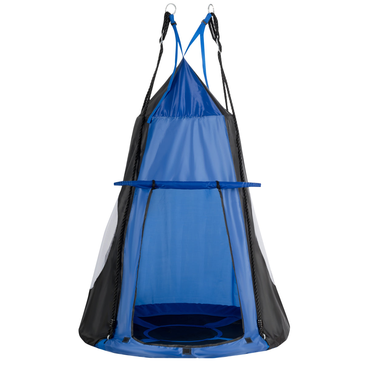 40 Inch Saucer Swing with Detachable Play Tent for Kids