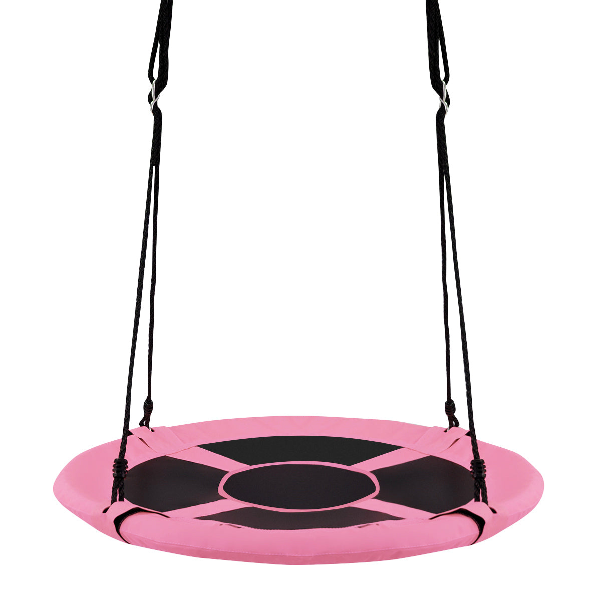 40 Inch Saucer Swing with Detachable Play Tent for Kids