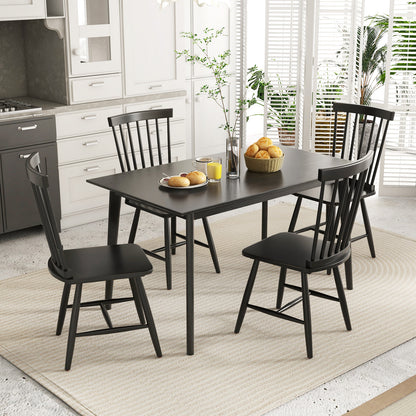 Windsor Dining Chairs Set of 2 with High Spindle Back