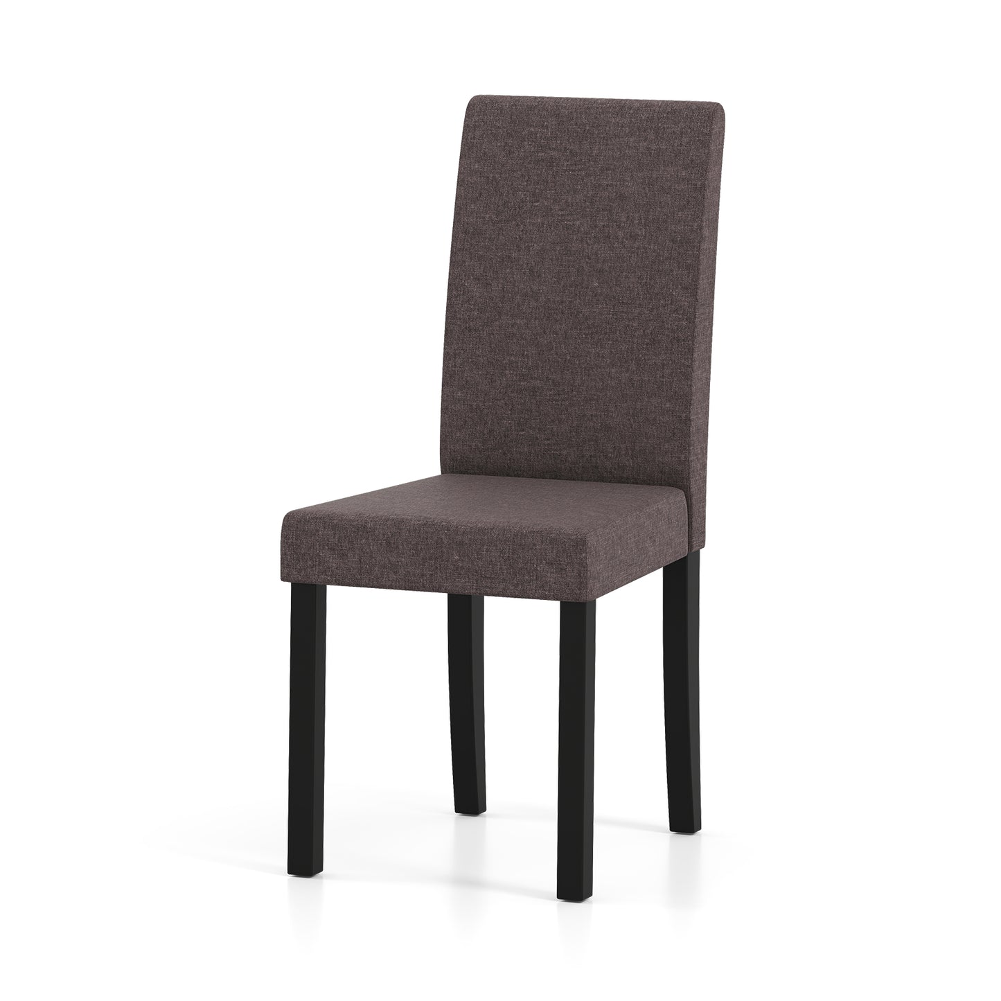 Mid-Century Upholstered Dining Chairs, Set of 2