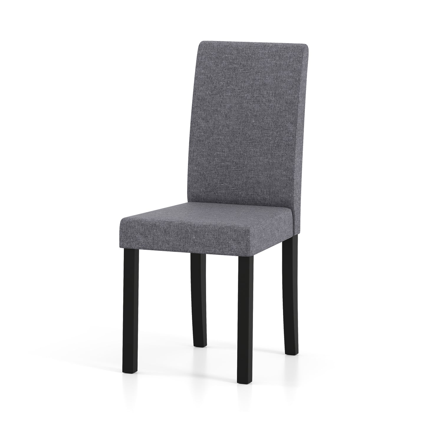 Mid-Century Upholstered Dining Chairs, Set of 2