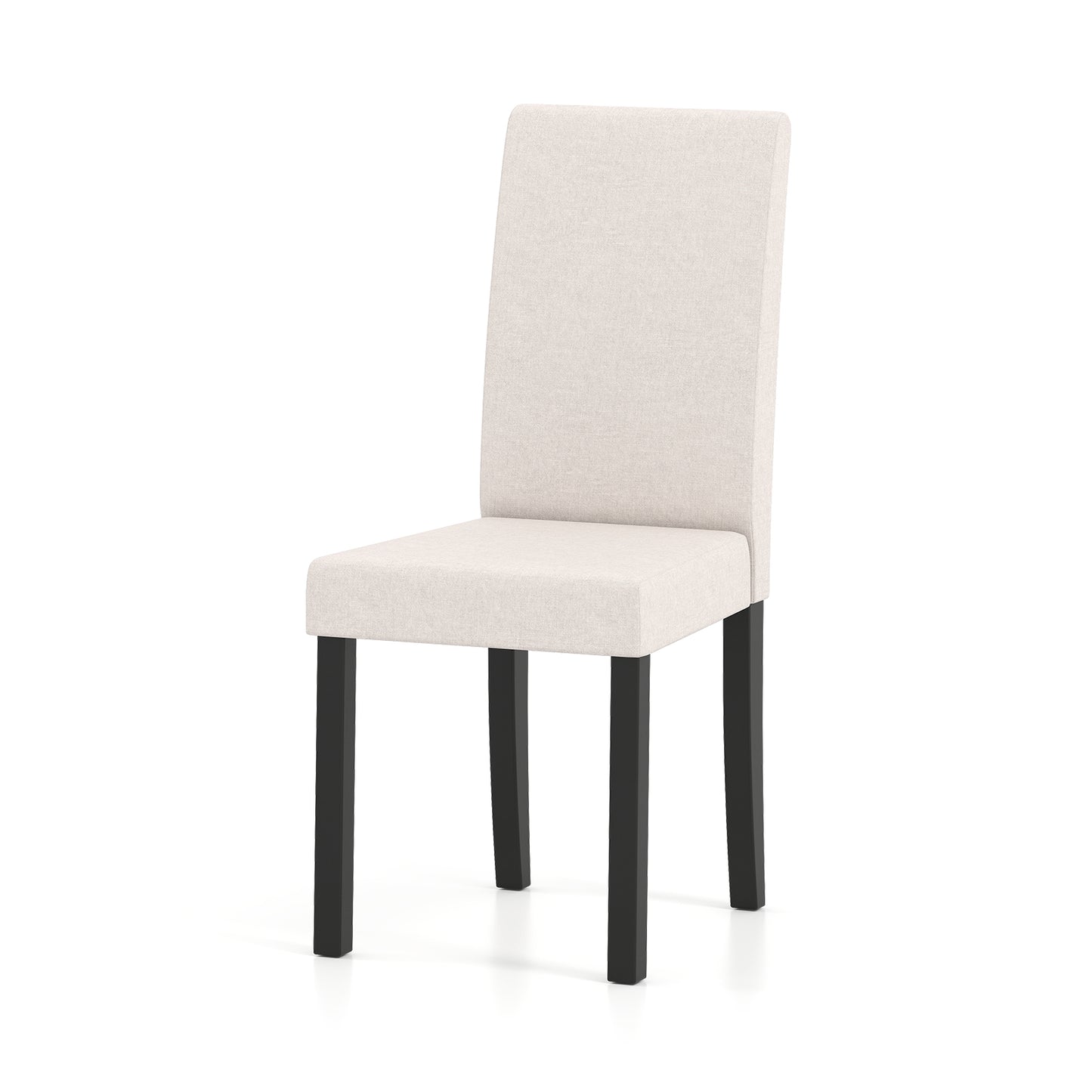 Mid-Century Upholstered Dining Chairs, Set of 2