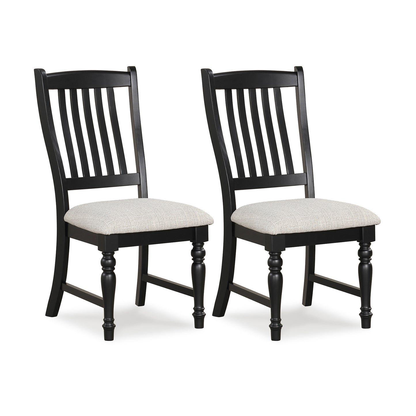Dining Chairs Set of 2 with Solid Wood Legs