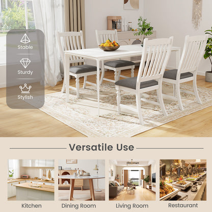 Dining Chairs Set of 2 with Solid Wood Legs
