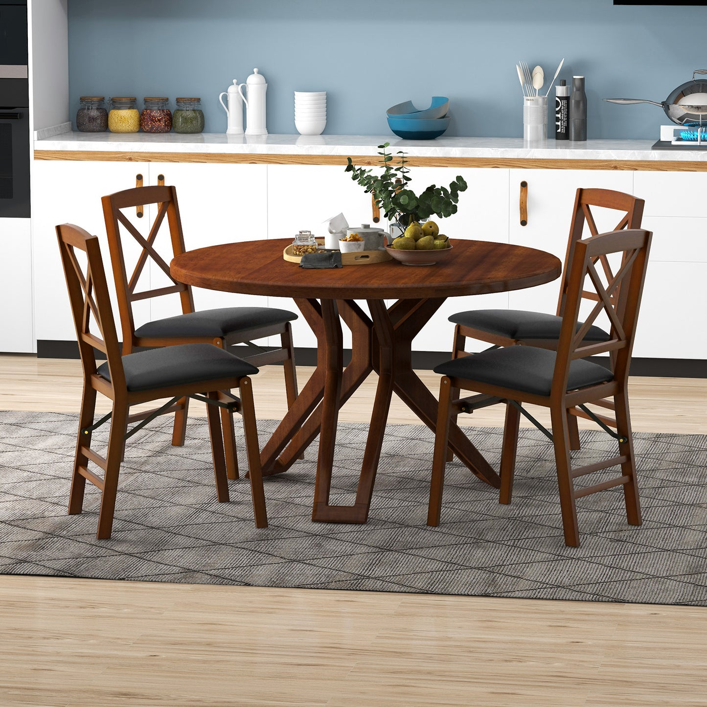Folding Dining Chairs Set of 2 with 400 LBS Capacity