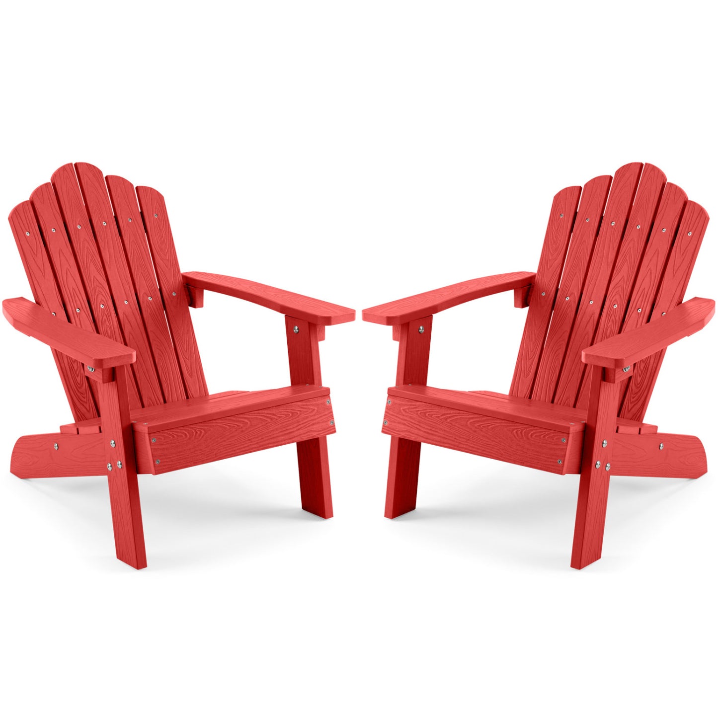 Kids Adirondack Chairs Set of 2 with High Backrest