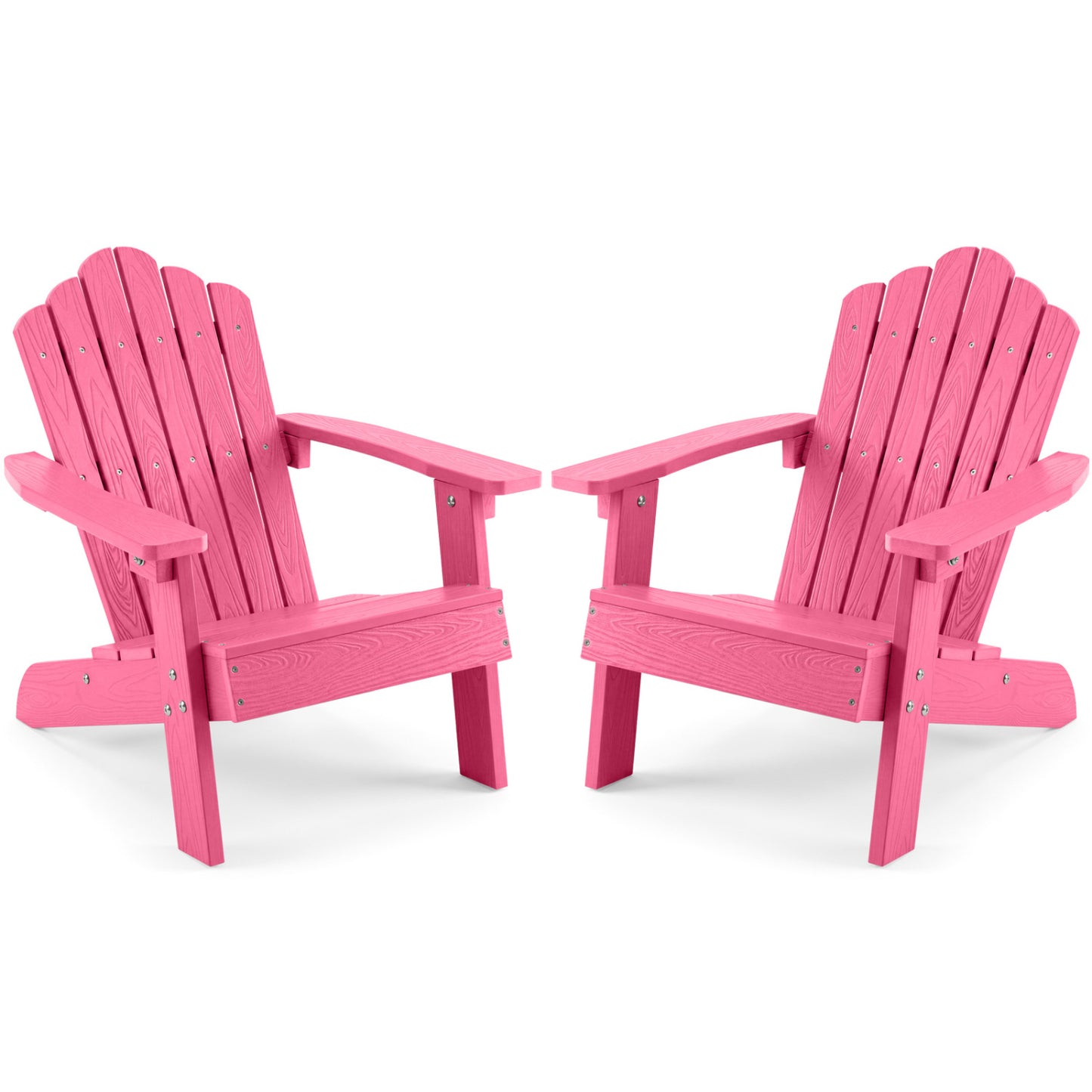 Kids Adirondack Chairs Set of 2 with High Backrest