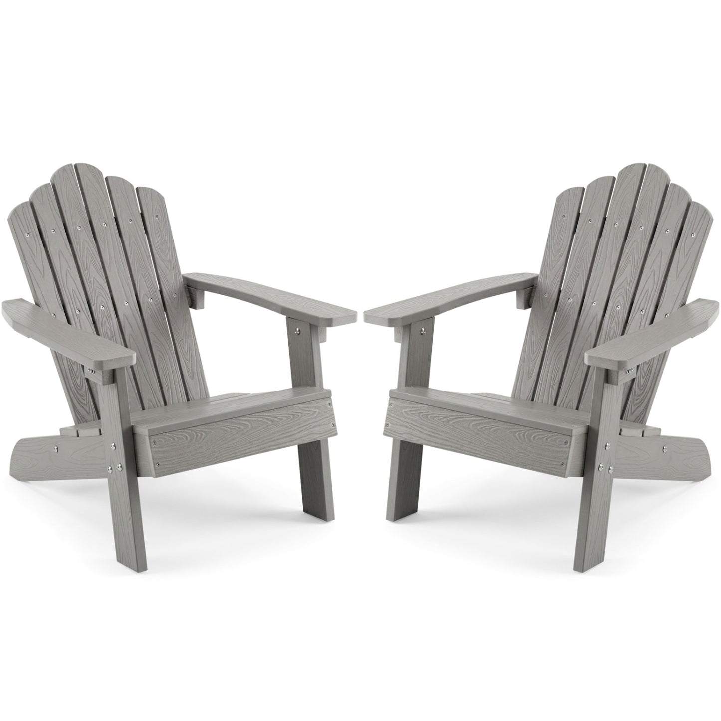 Kids Adirondack Chairs Set of 2 with High Backrest