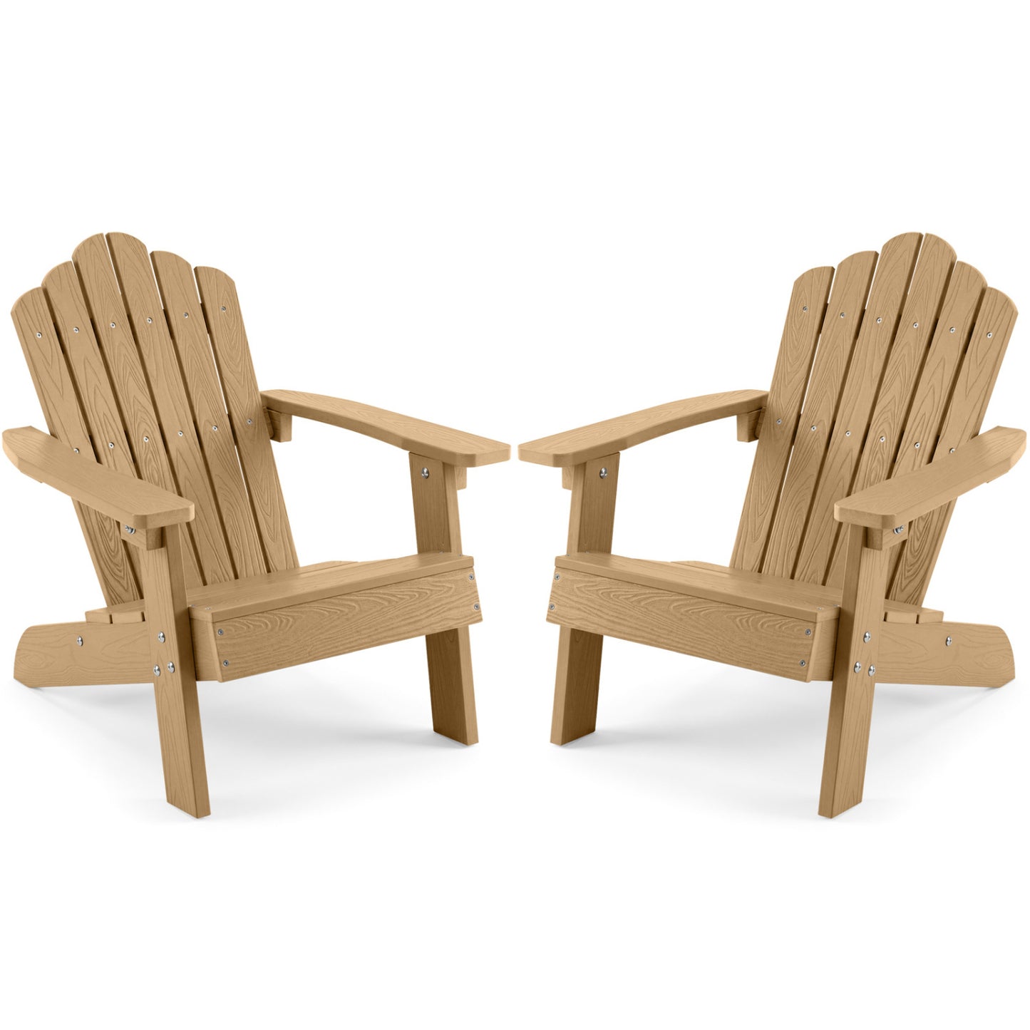Kids Adirondack Chairs Set of 2 with High Backrest