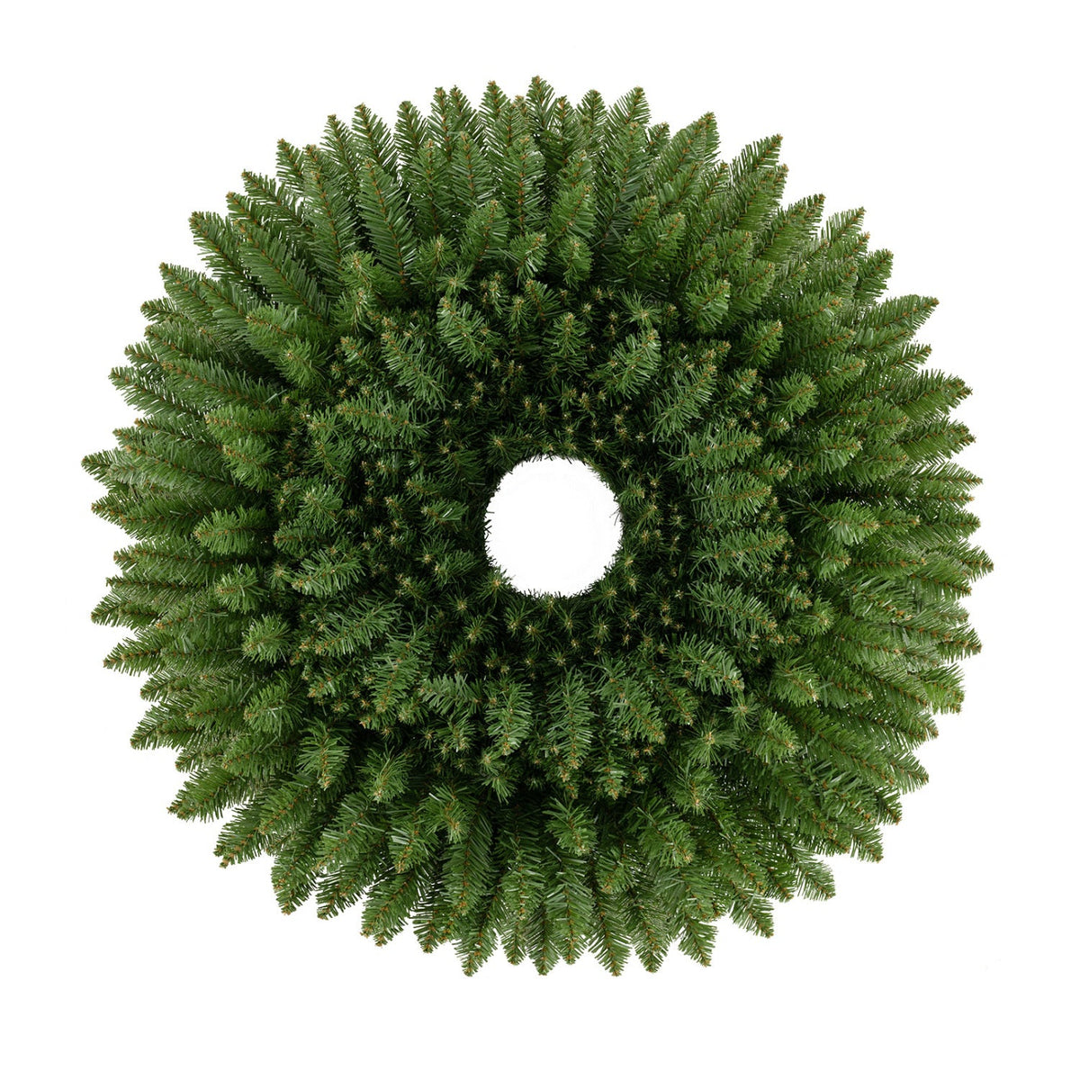 Artificial Christmas Wreaths Set of 6 with Full Branch Tips