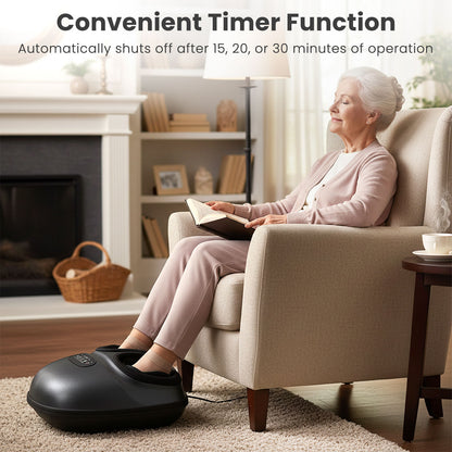 Shiatsu Foot Massager with Heat and Air Compression