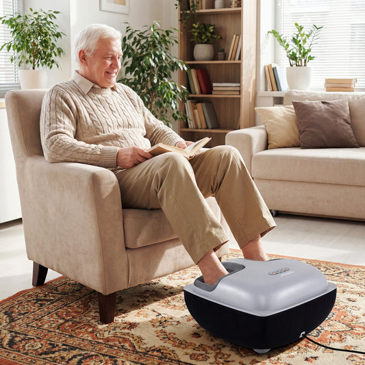 Shiatsu Foot Massager with Heat and Air Compression