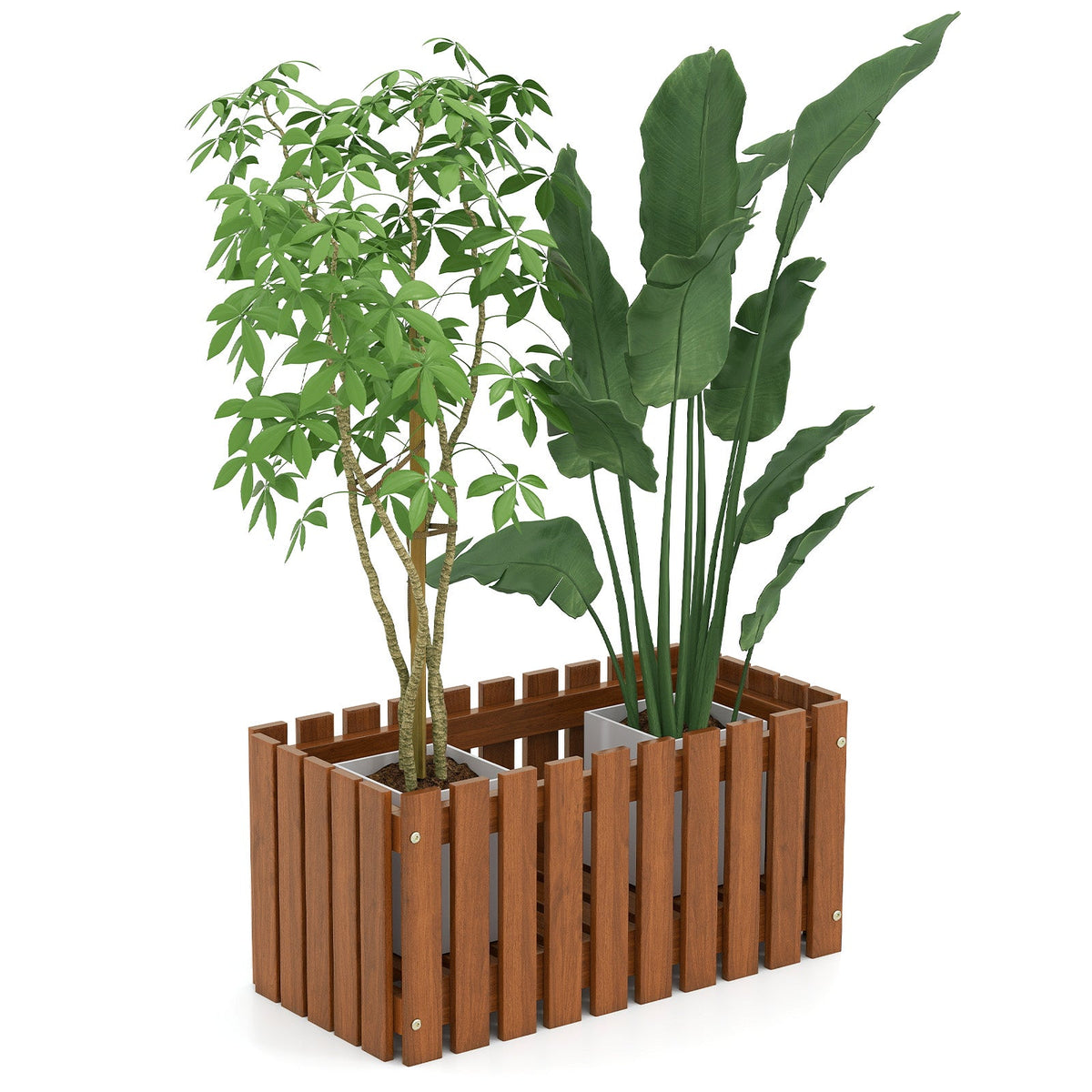 Solid Wood Raised Garden Bed for Flower and Vegetable