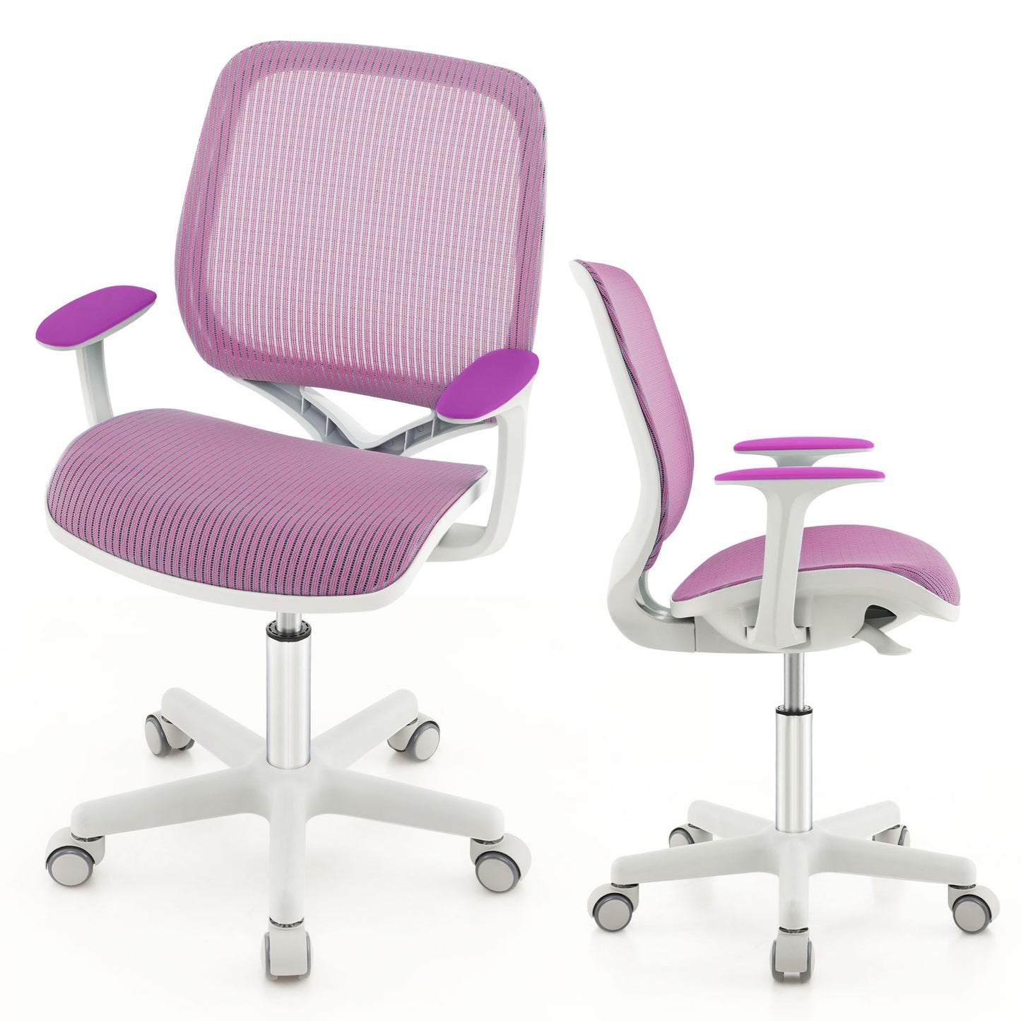 Kids Swivel Mesh Computer Chair with Adjustable Height