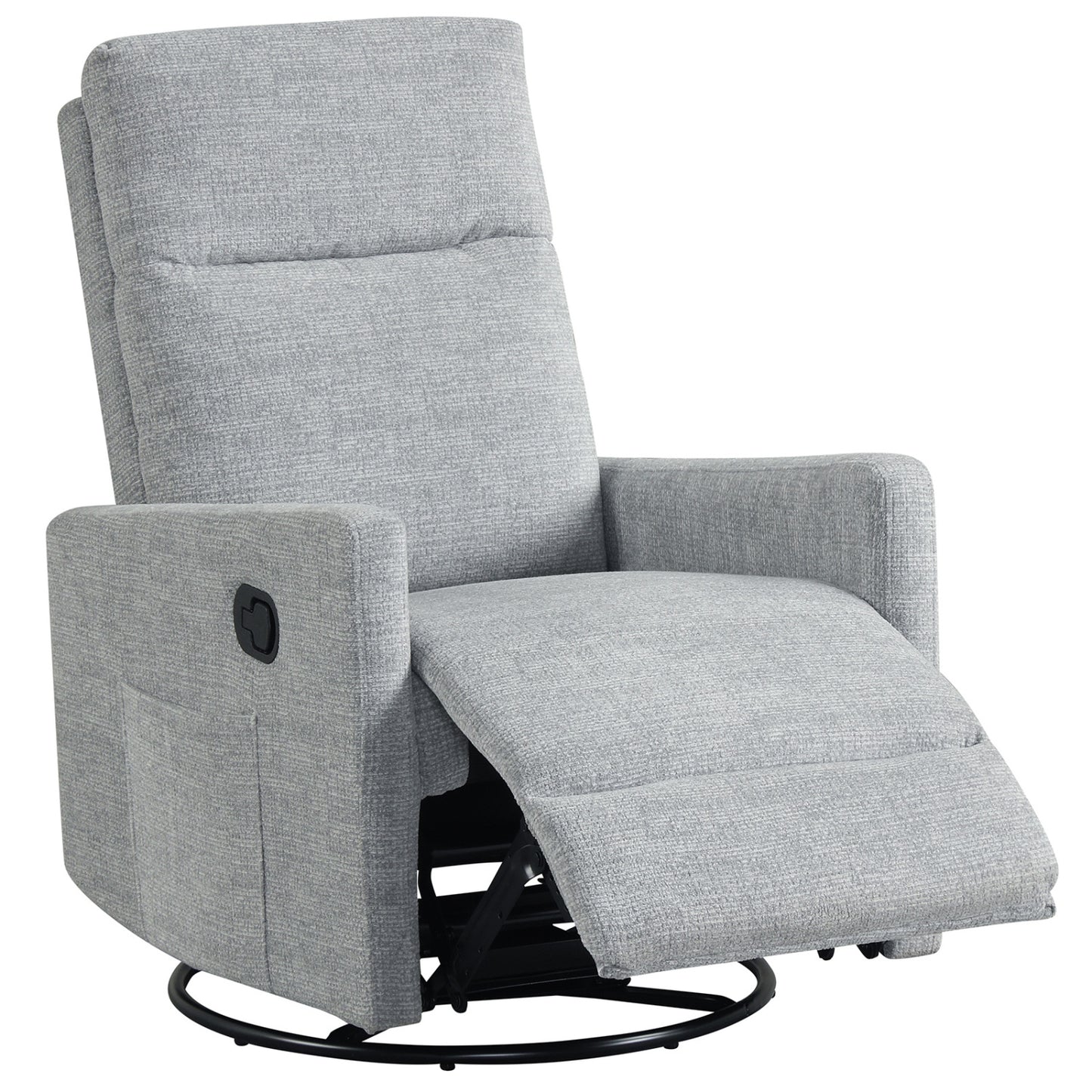 360° Swivel Rocking Recliner Chair with Footrest