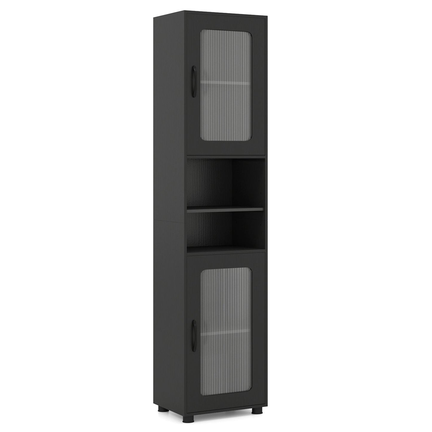 Tall Bathroom Storage Cabinet 67 Inches Freestanding Storage Organizer