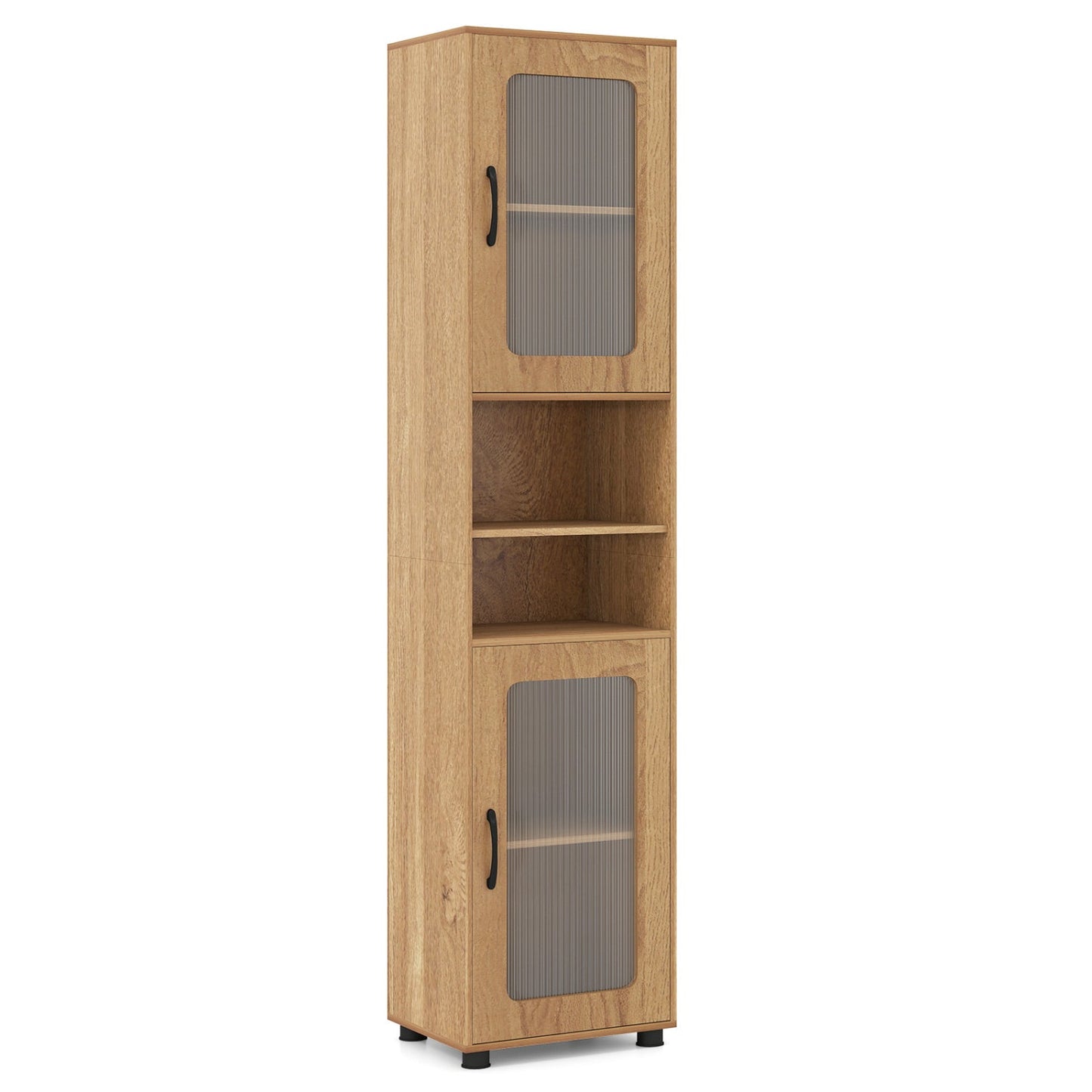 Tall Bathroom Storage Cabinet 67 Inches Freestanding Storage Organizer