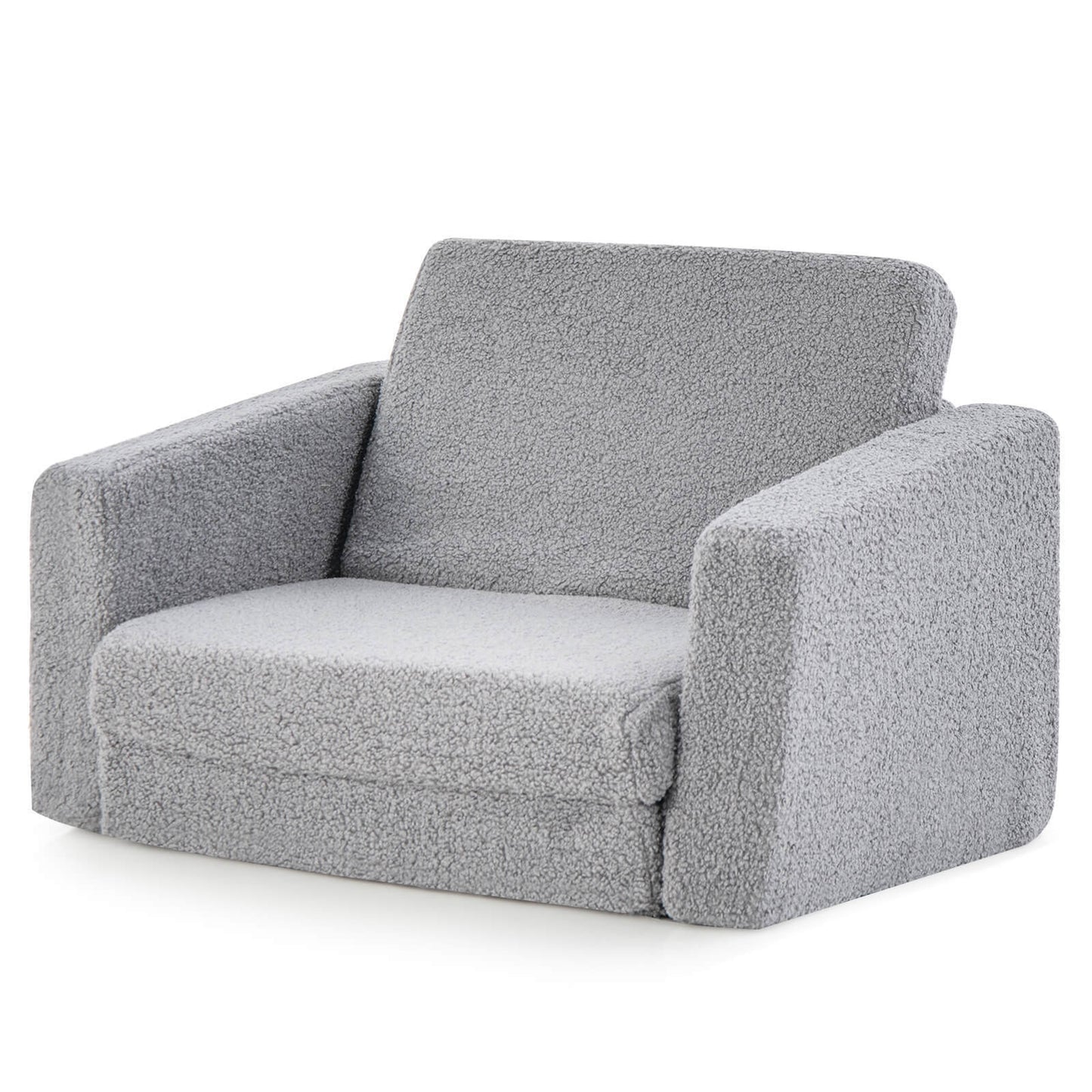 Toddler Fold Out Couch 2-in-1 Convertible Sofa