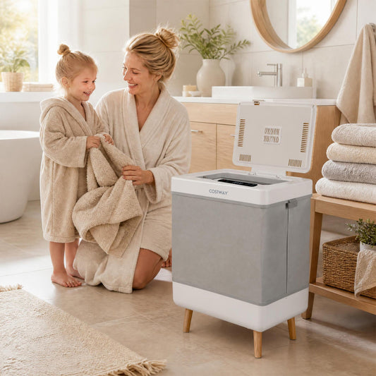 Foldable Towel Warmer Bucket with Auto Shut-Off - 9.5 Gallon