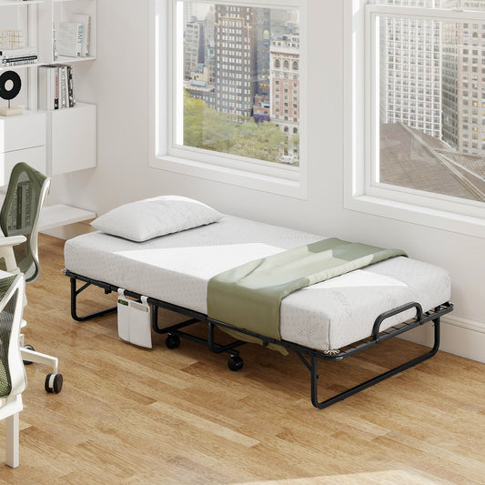 „ÄêFree $29 Pillow with Bed Purchase„ÄëTwin Size Folding Bed with 5 Inch Mattress