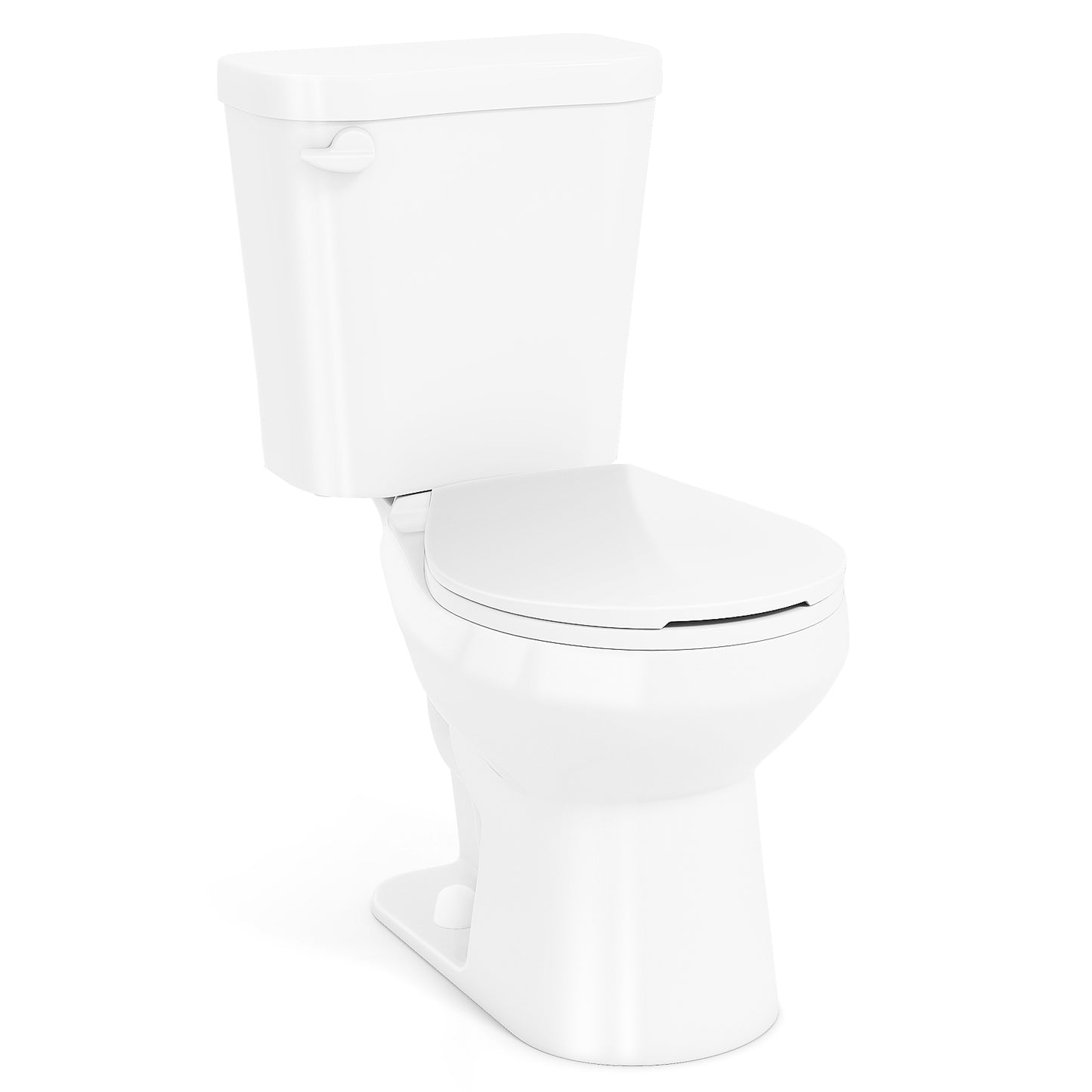 Round Toilet with ADA Comfort Height Seat - 17.5 Inch