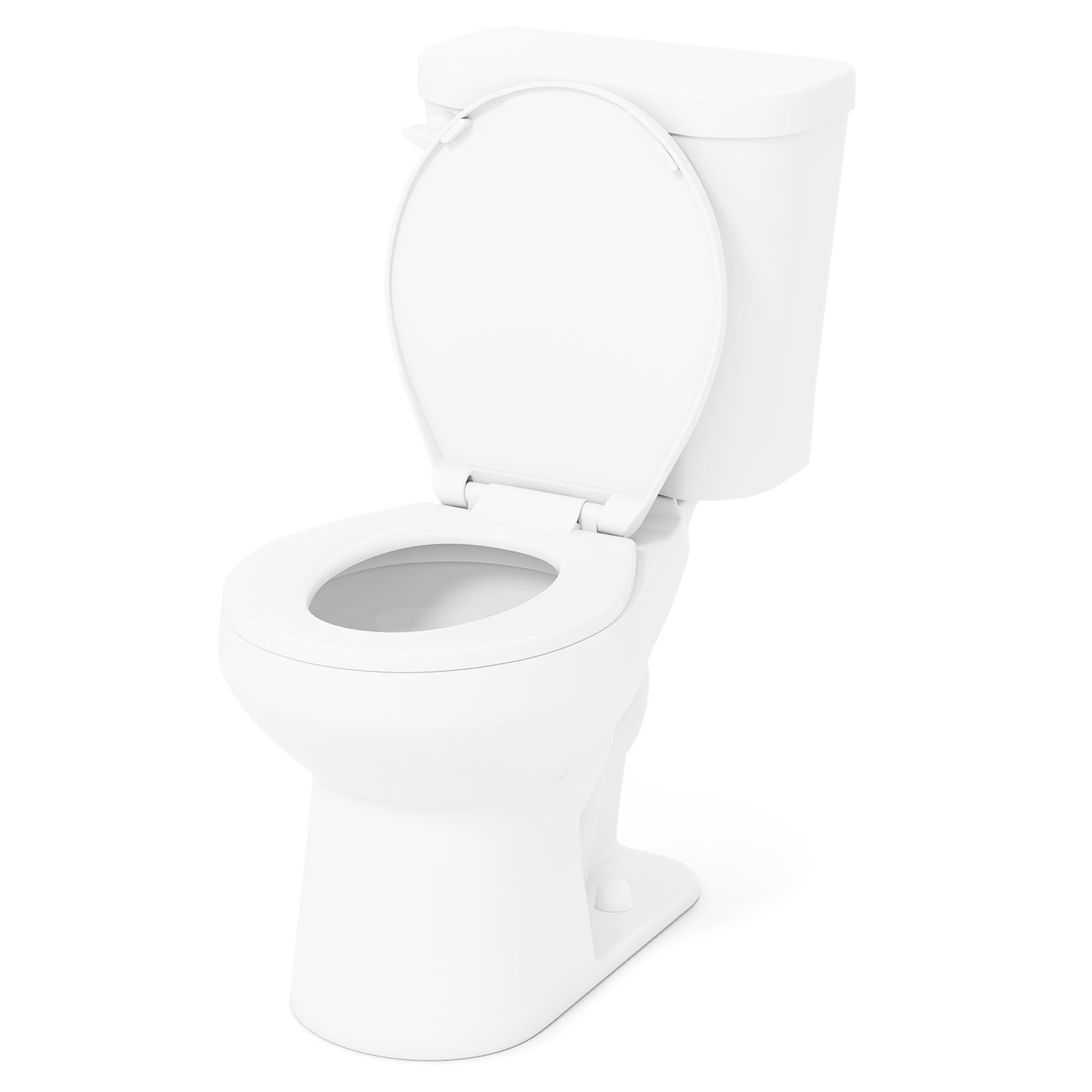 Round Toilet with ADA Comfort Height Seat - 17.5 Inch