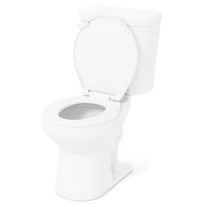 Round Toilet with ADA Comfort Height Seat - 17.5 Inch