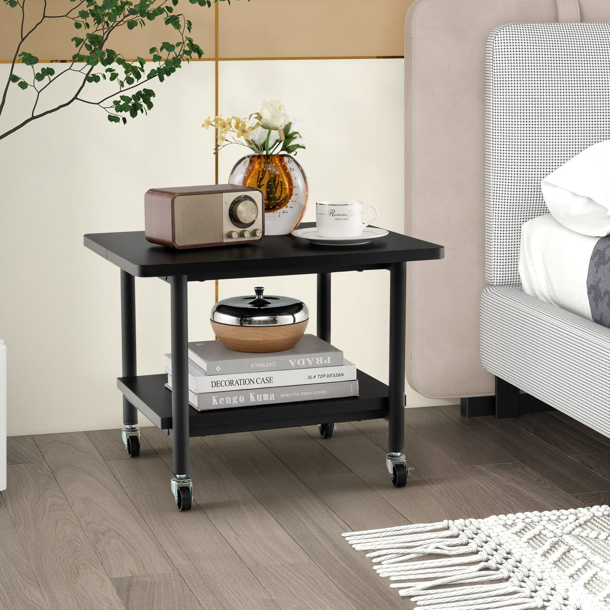 Under Desk Printer Stand with