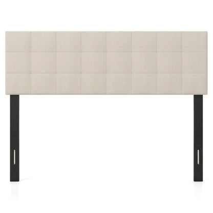 Upholstered Headboard Queen/Full Size with Adjustable Legs