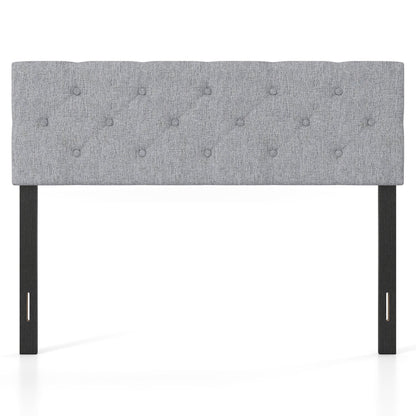 Upholstered Tufted Headboard Queen/Full Size with Adjustable Legs