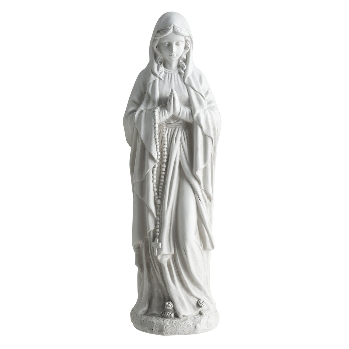Virgin Mary Statue 29.5 inch Tall Outdoor Religious Sculpture