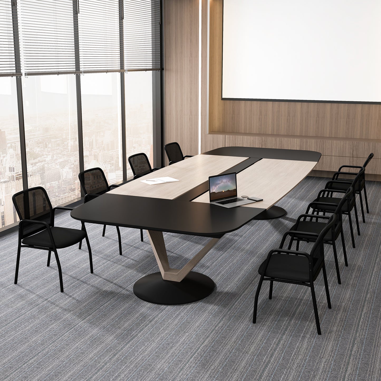Office Guest Chairs Set of 2 with Ergonomic Mesh Backrest