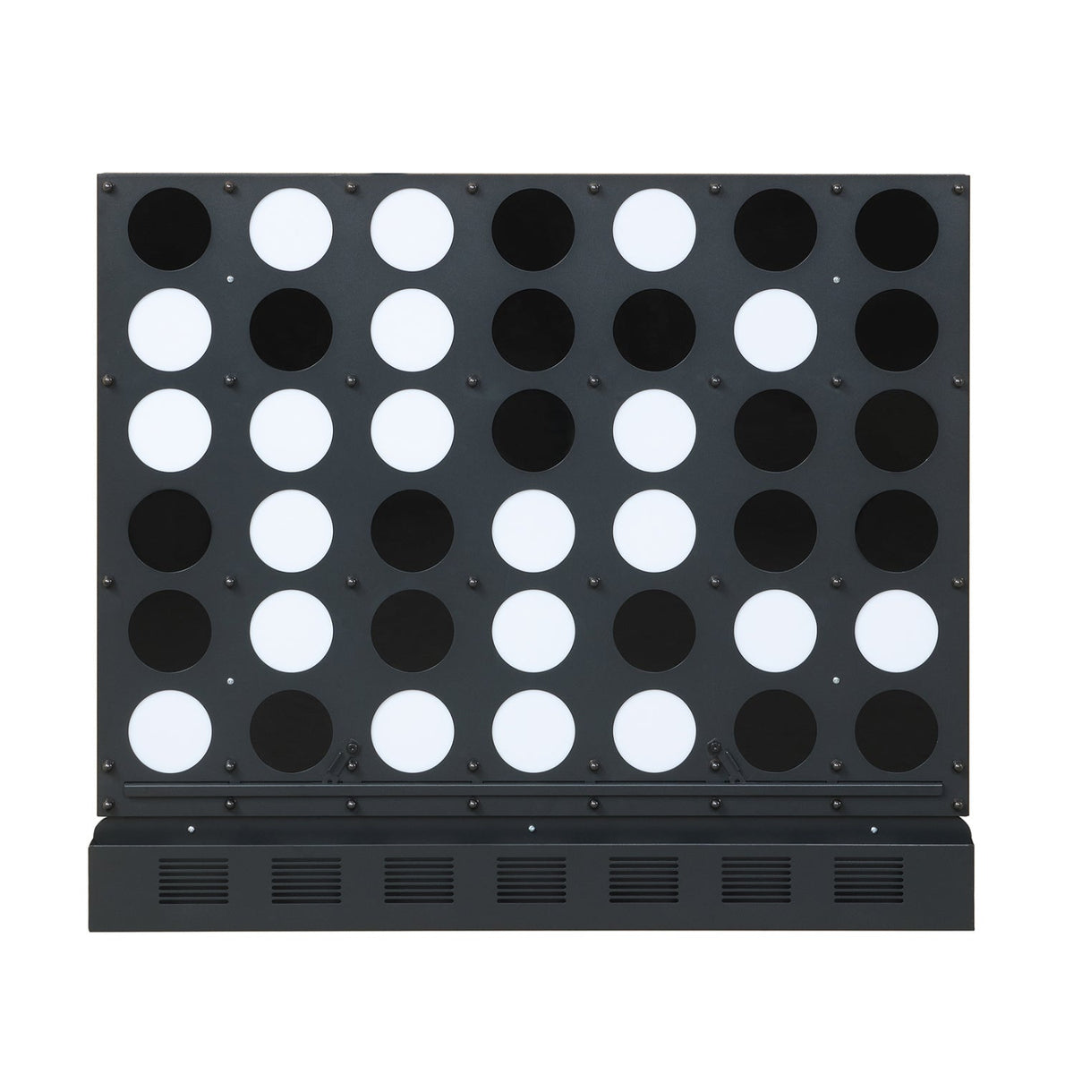 Wall-Mounted Jumbo 4-in-a-Row Game with Acrylic Discs