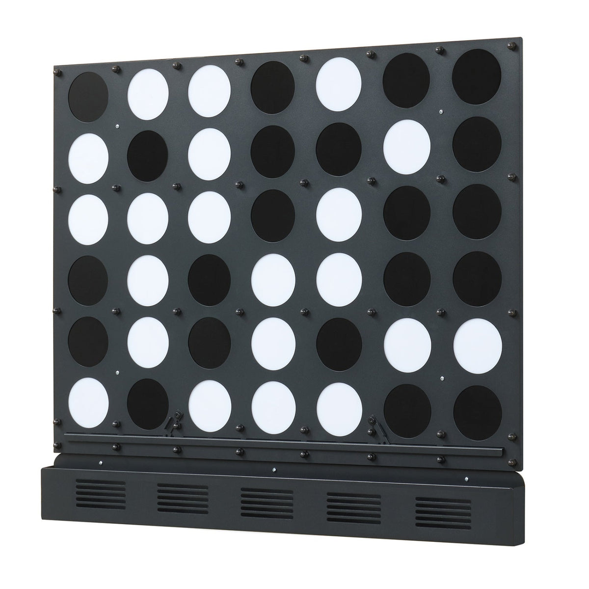 Wall-Mounted Connect 4 Game with Acrylic Discs
