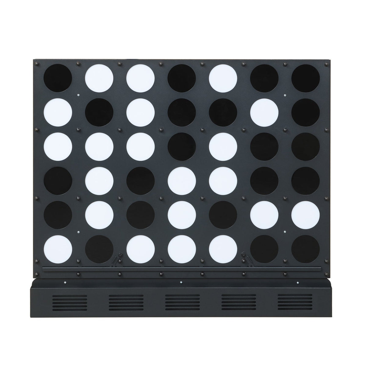 Wall-Mounted Connect 4 Game with Acrylic Discs